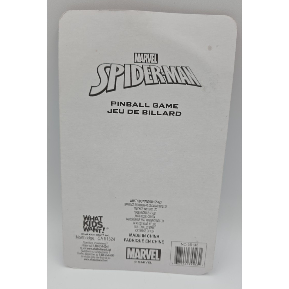 Marvel Spiderman Handheld Pinball Game - Unopened - Picture 2 of 3